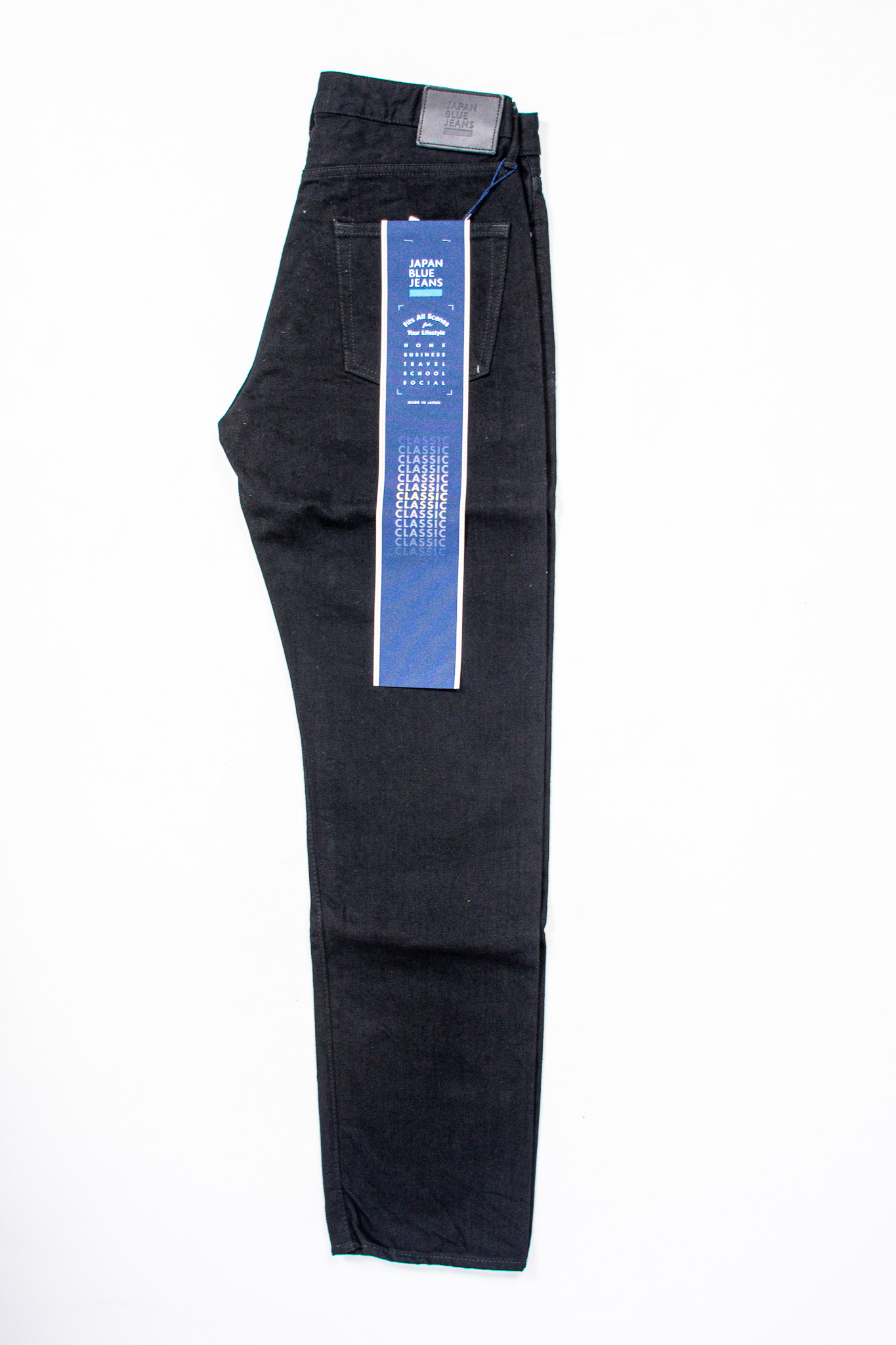 Japan Blue - J414 Black/Black Selvedge Denim 14oz Classic