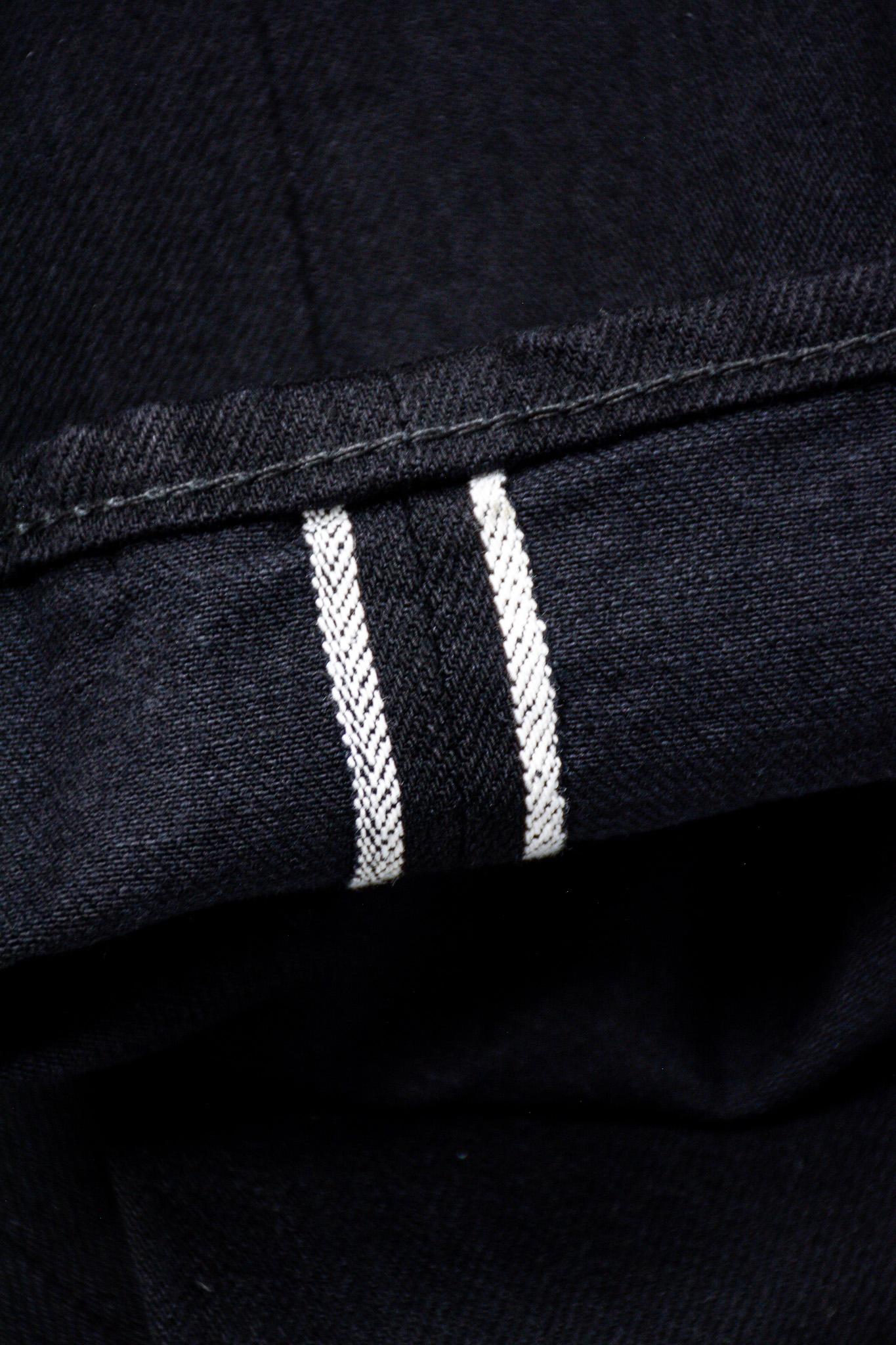 Japan Blue - J414 Black/Black Selvedge Denim 14oz Classic - 8