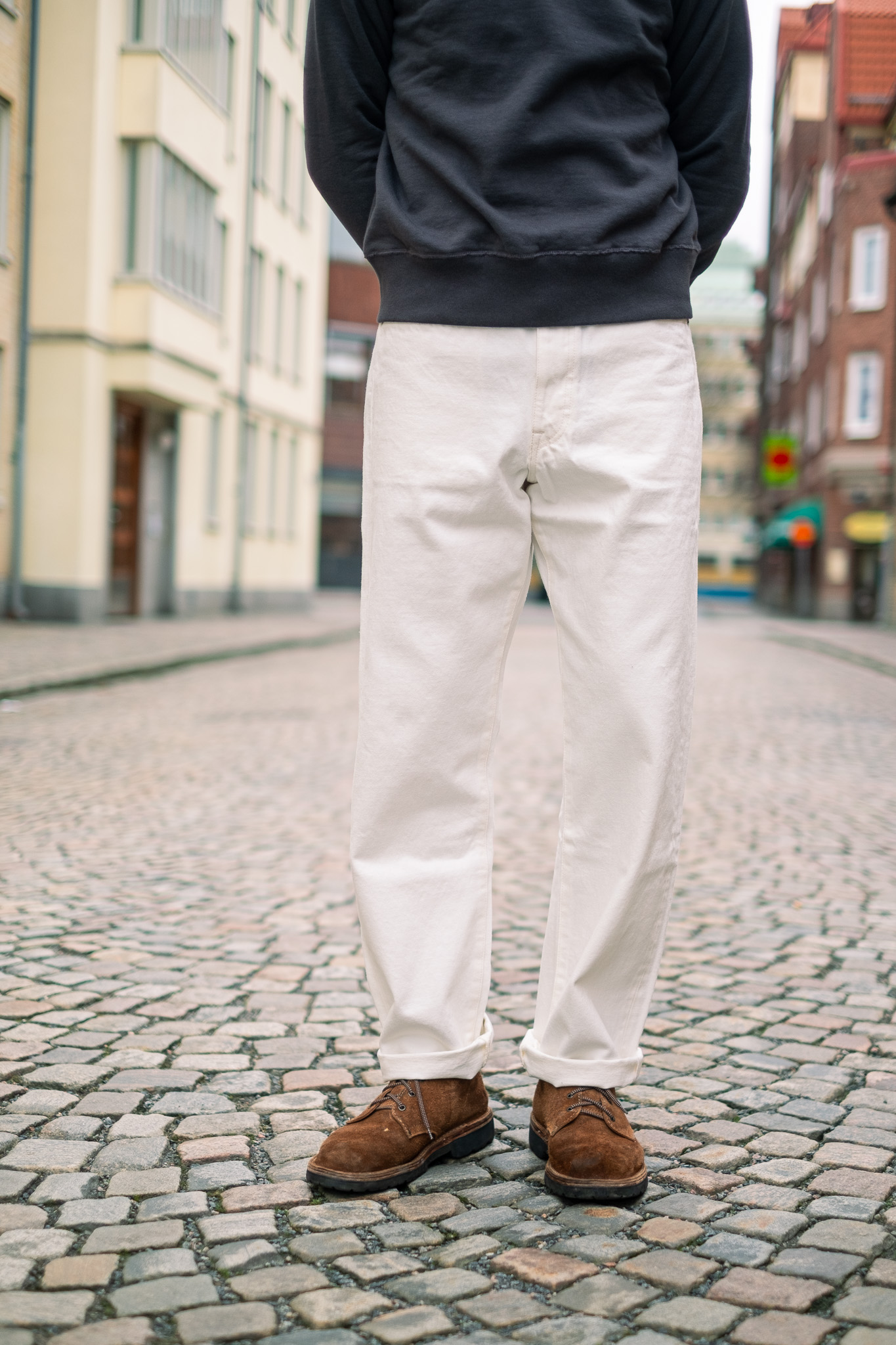 Japan Blue - J570 White Selvedge Denim 13.5oz Loose - 9