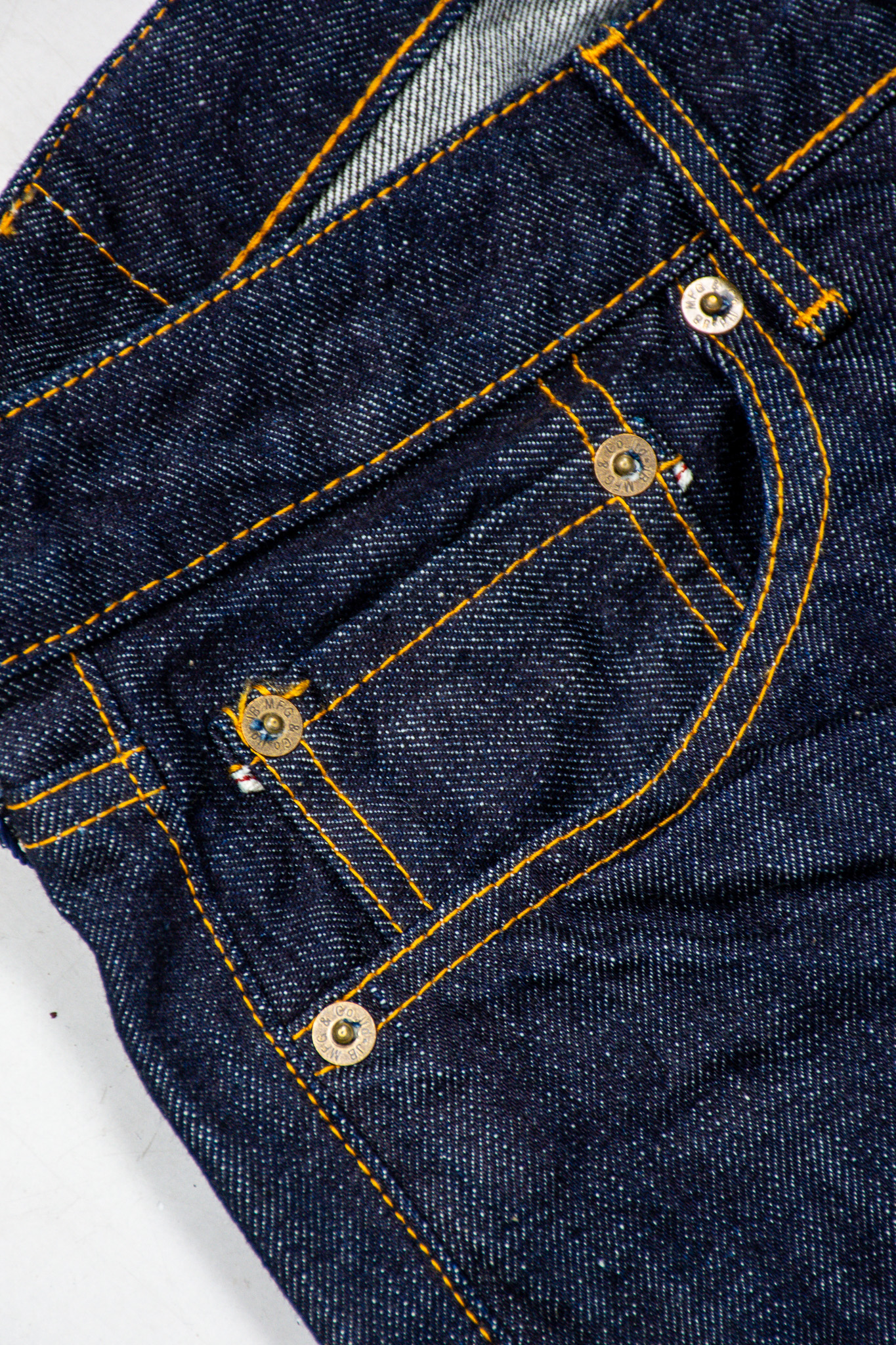 Japan Blue - J401 US Cotton Indigo Selvedge Denim 14.8oz Classic - 7