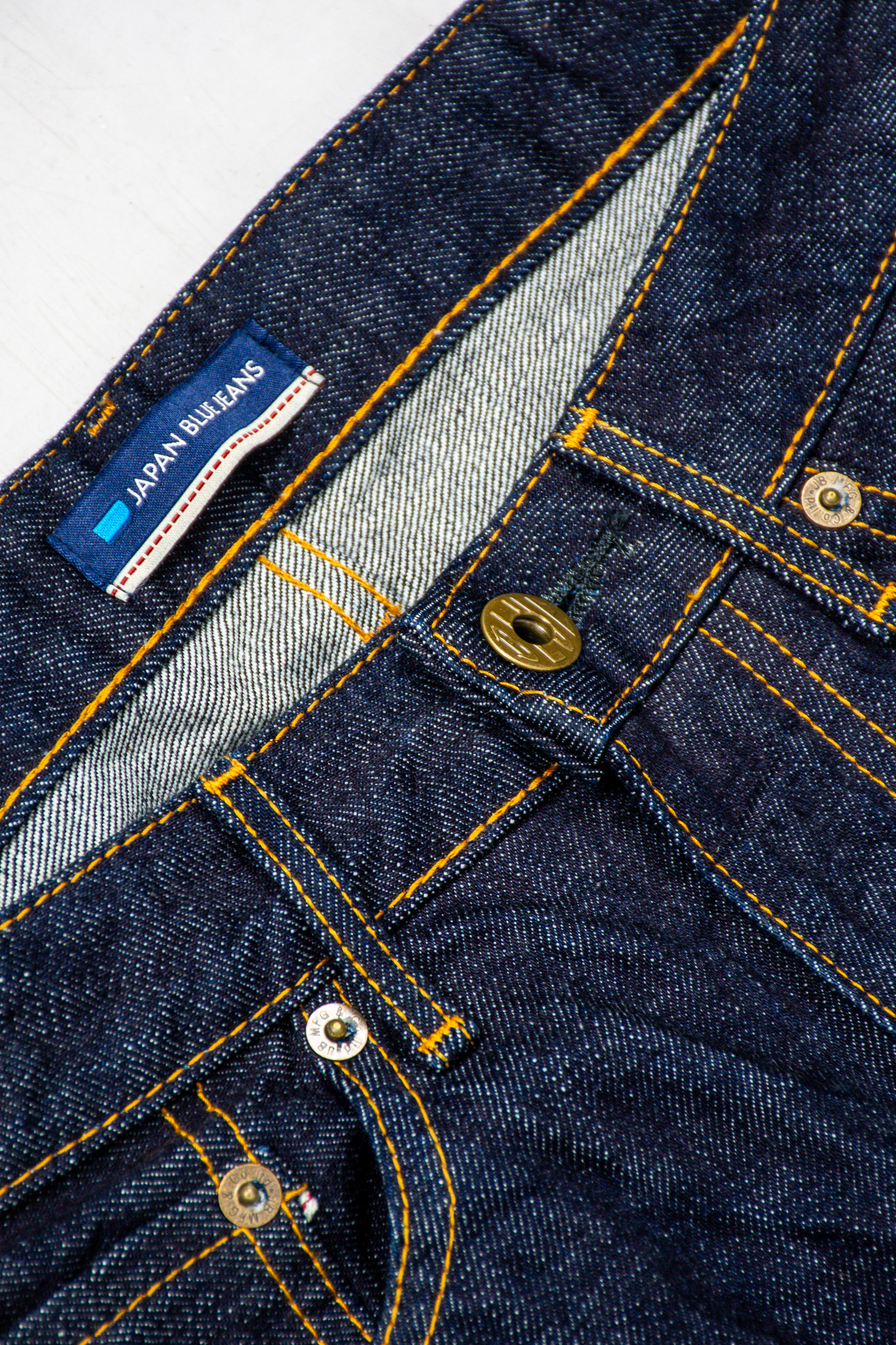 Japan Blue - J401 US Cotton Indigo Selvedge Denim 14.8oz Classic - 9