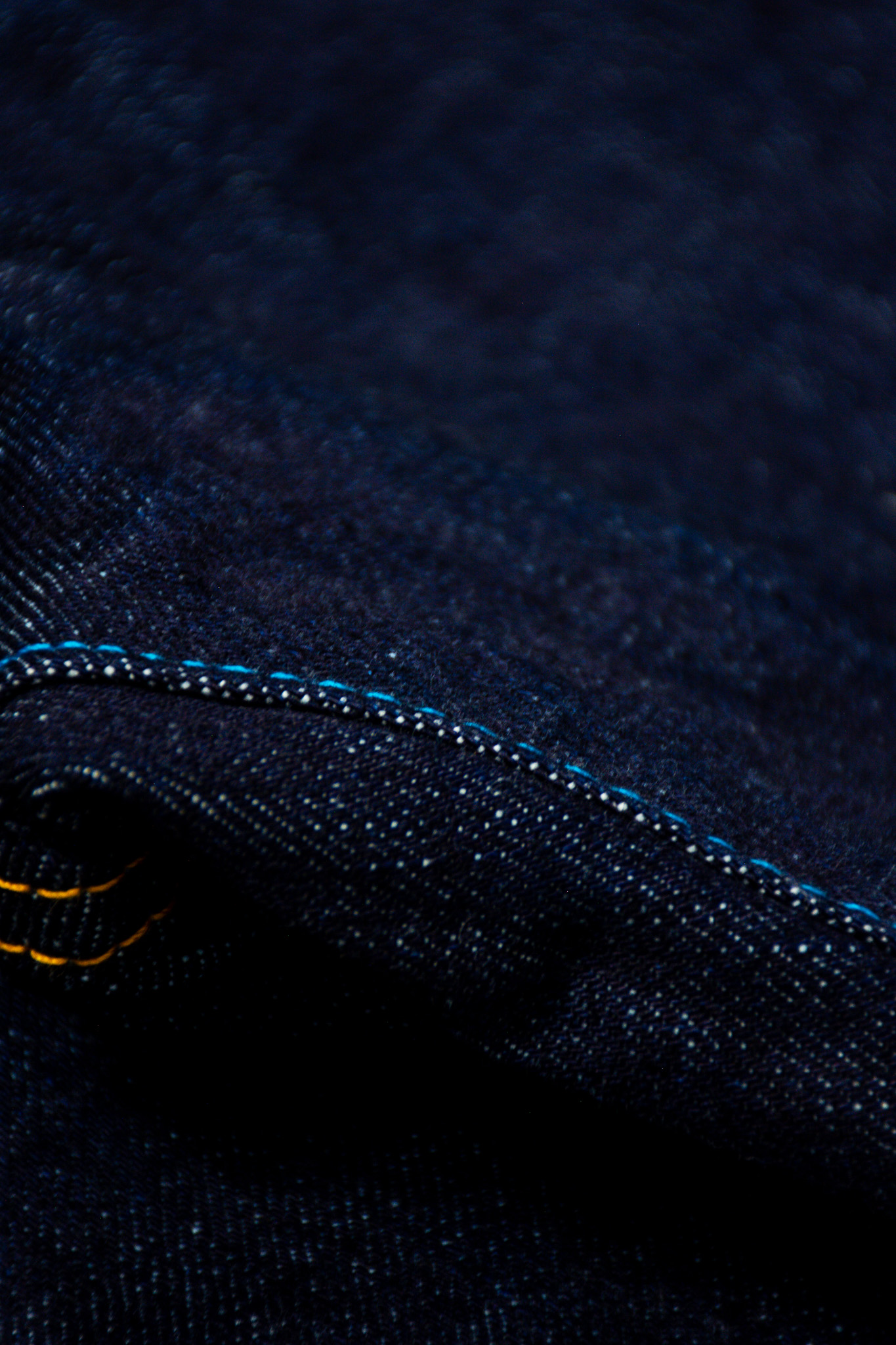Japan Blue - J501 US Cotton Indigo Selvedge Denim 14.8oz Loose - 10