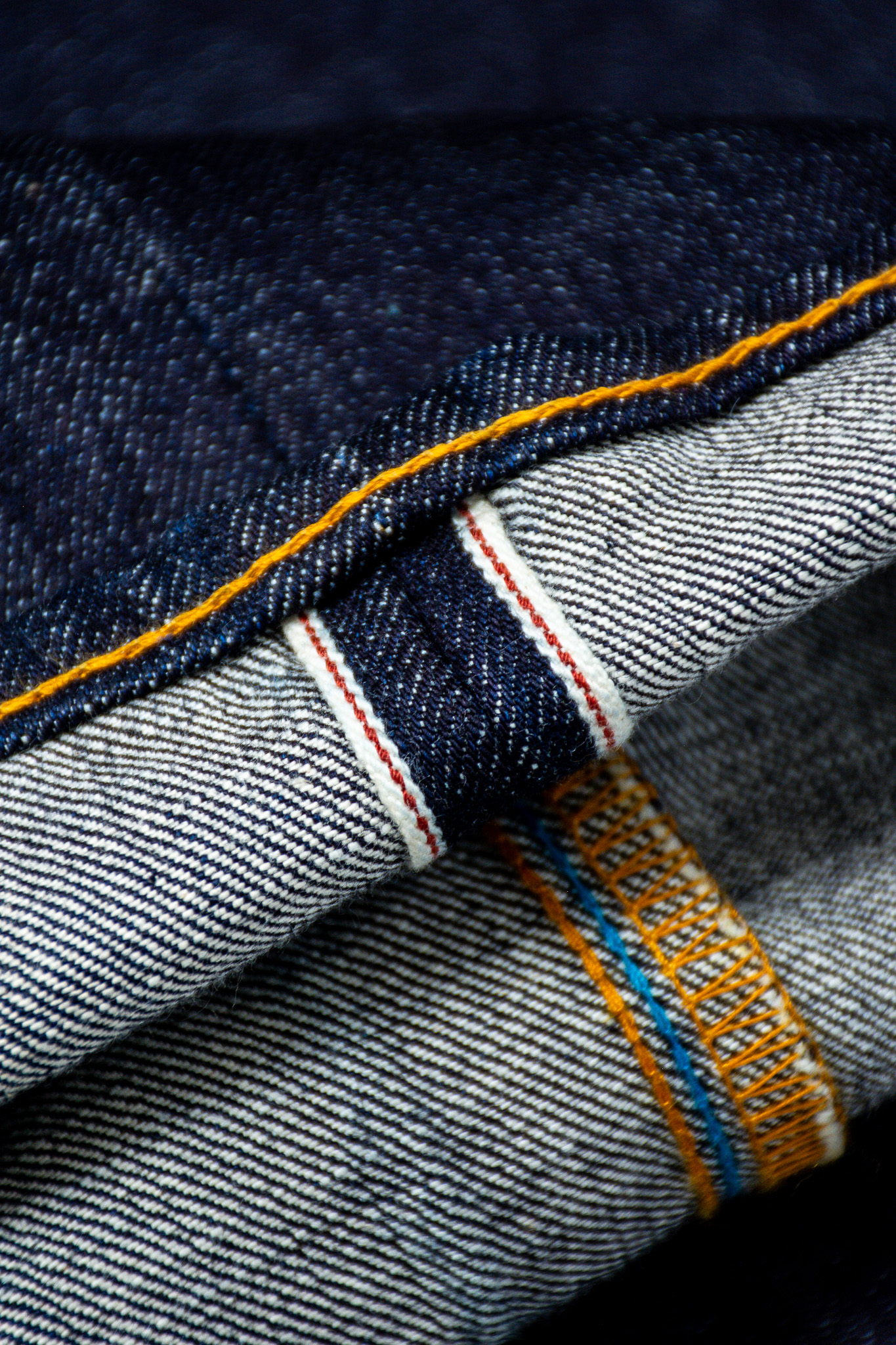 Japan Blue - J501 US Cotton Indigo Selvedge Denim 14.8oz Loose - 11