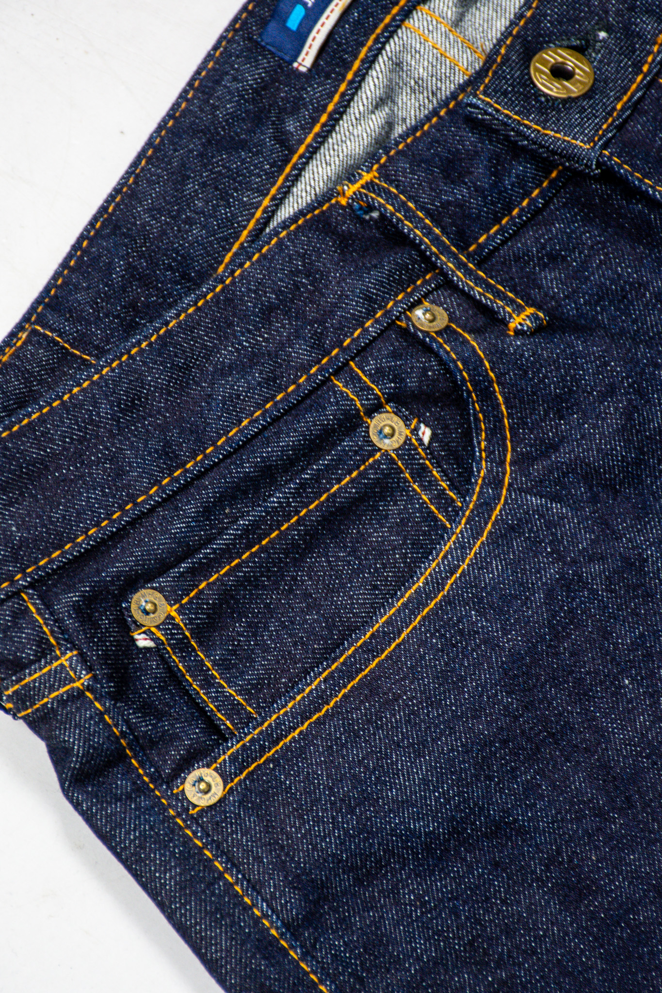 Japan Blue - J501 US Cotton Indigo Selvedge Denim 14.8oz Loose - 7