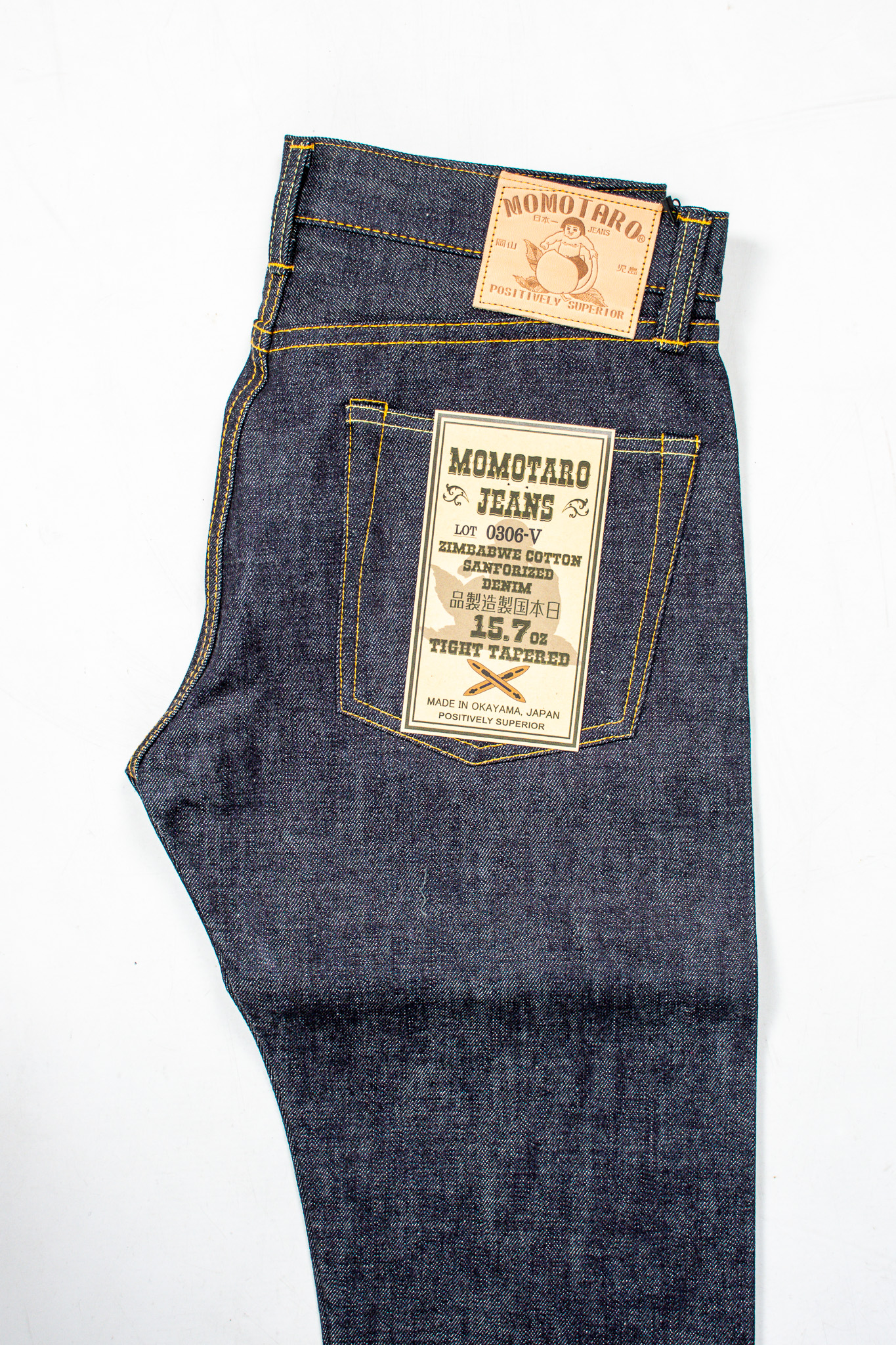 MOMOTARO JEANS - 0306 Tight Tapered Jeans 15.7oz - 3