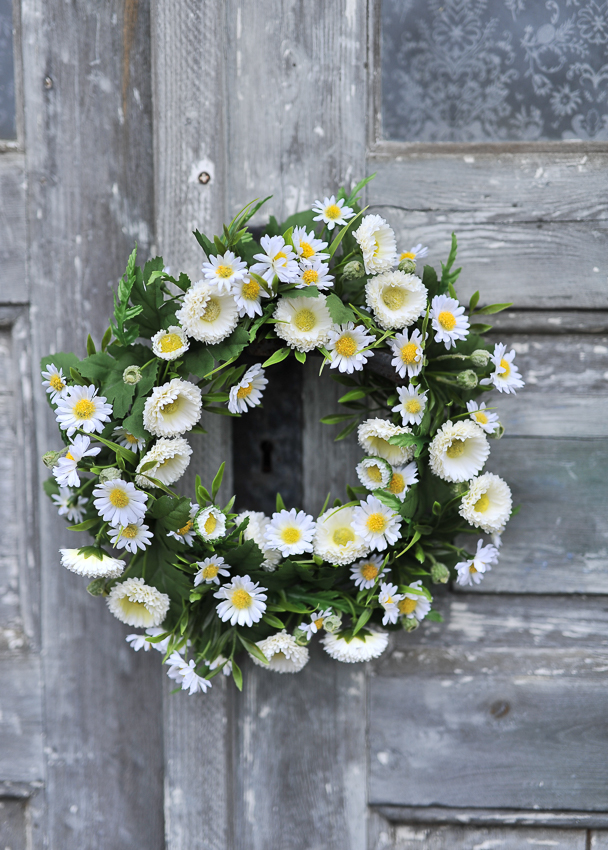 Wreath - Flower wreath - Daisy - 25 cm - 2