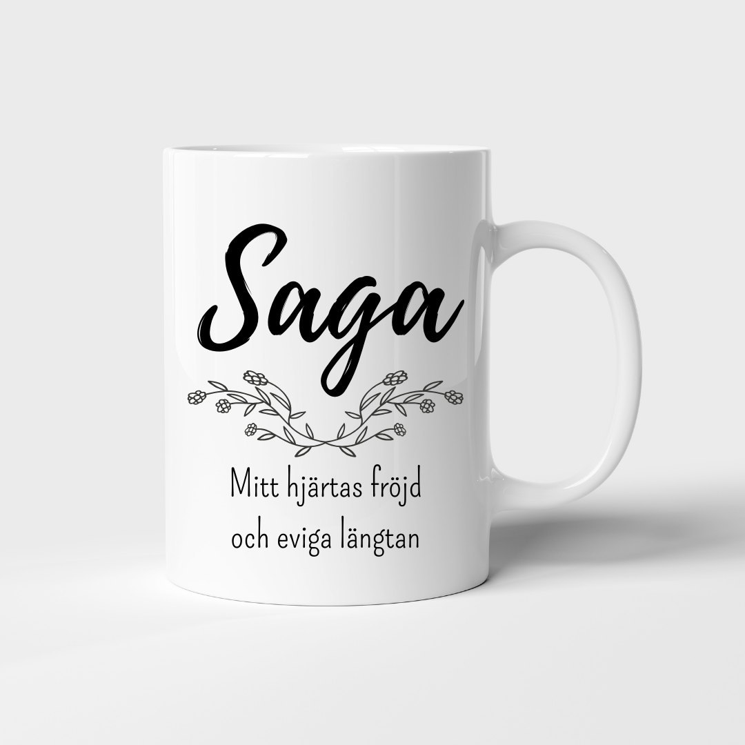 Mugg - Mitt hjärtas fröjd och eviga längtan