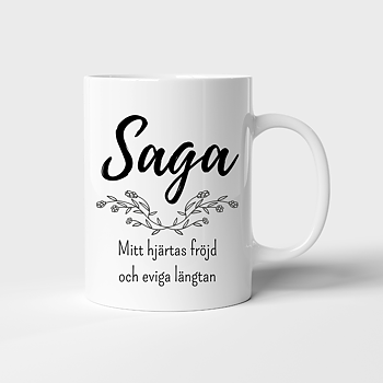 Mugg - Mitt hjärtas fröjd och eviga längtan
