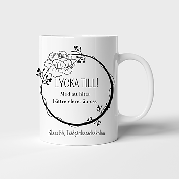 Mugg - Personlig mugg till lärare