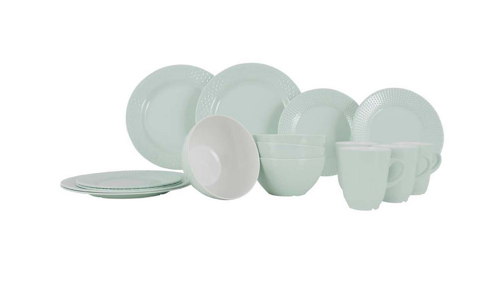 Melaminservis, Gimex , 16 delar Mint