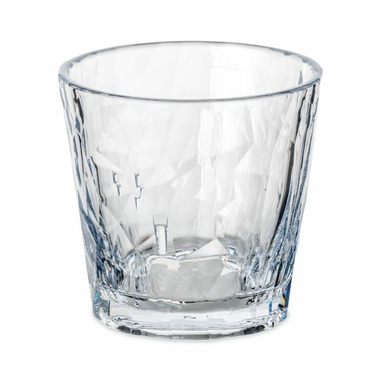 Club No. 22 Tumblerglas Plast 250 ml Crystal Clear 2-pack