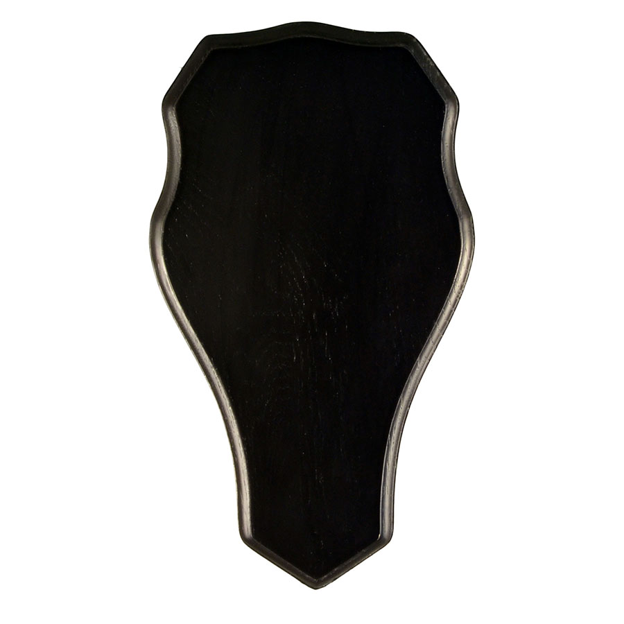 Dovhjortssköld 33X19 CM - Svart