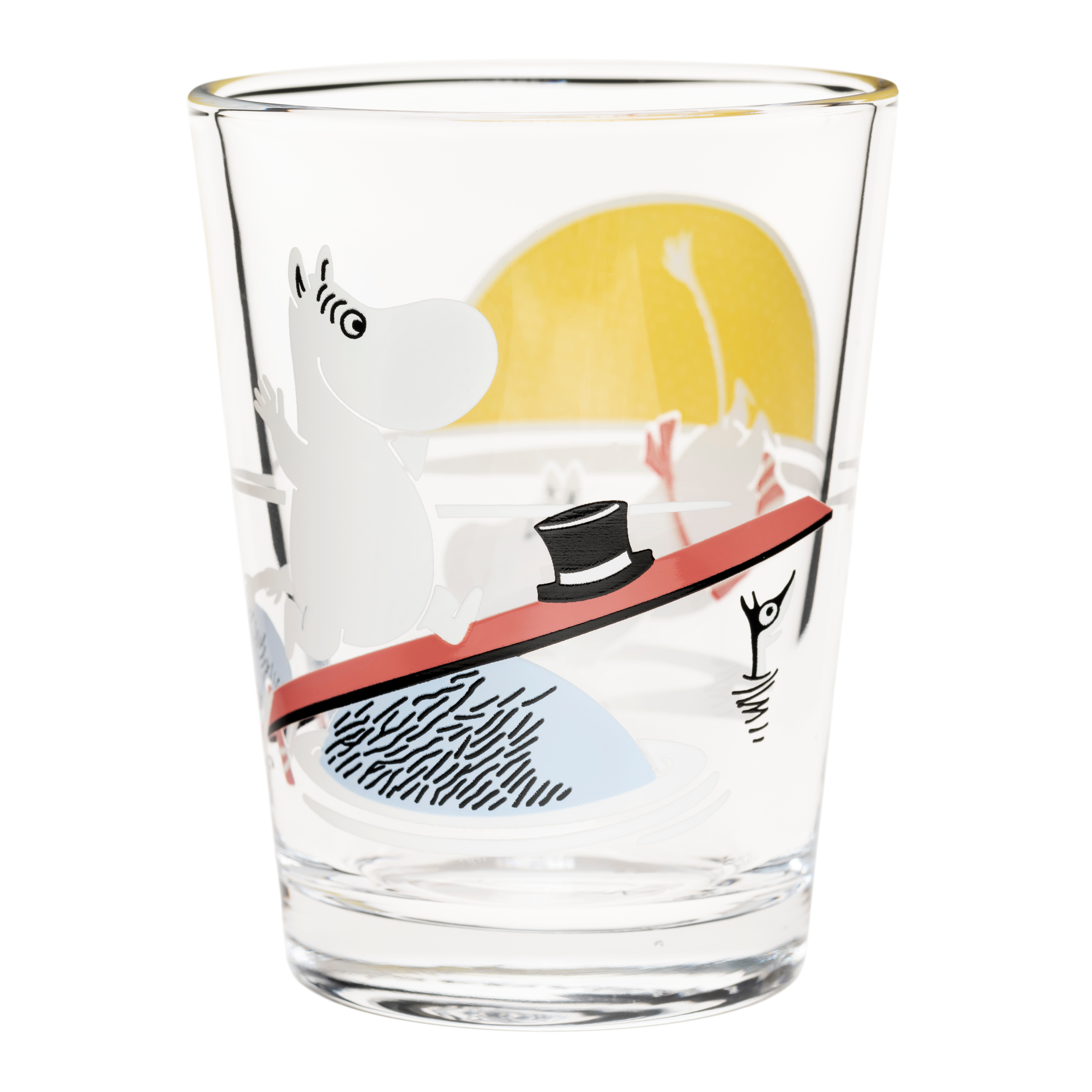 Moomin Glass Tumbler 22 cl - Evening Swim - Arabia - 3