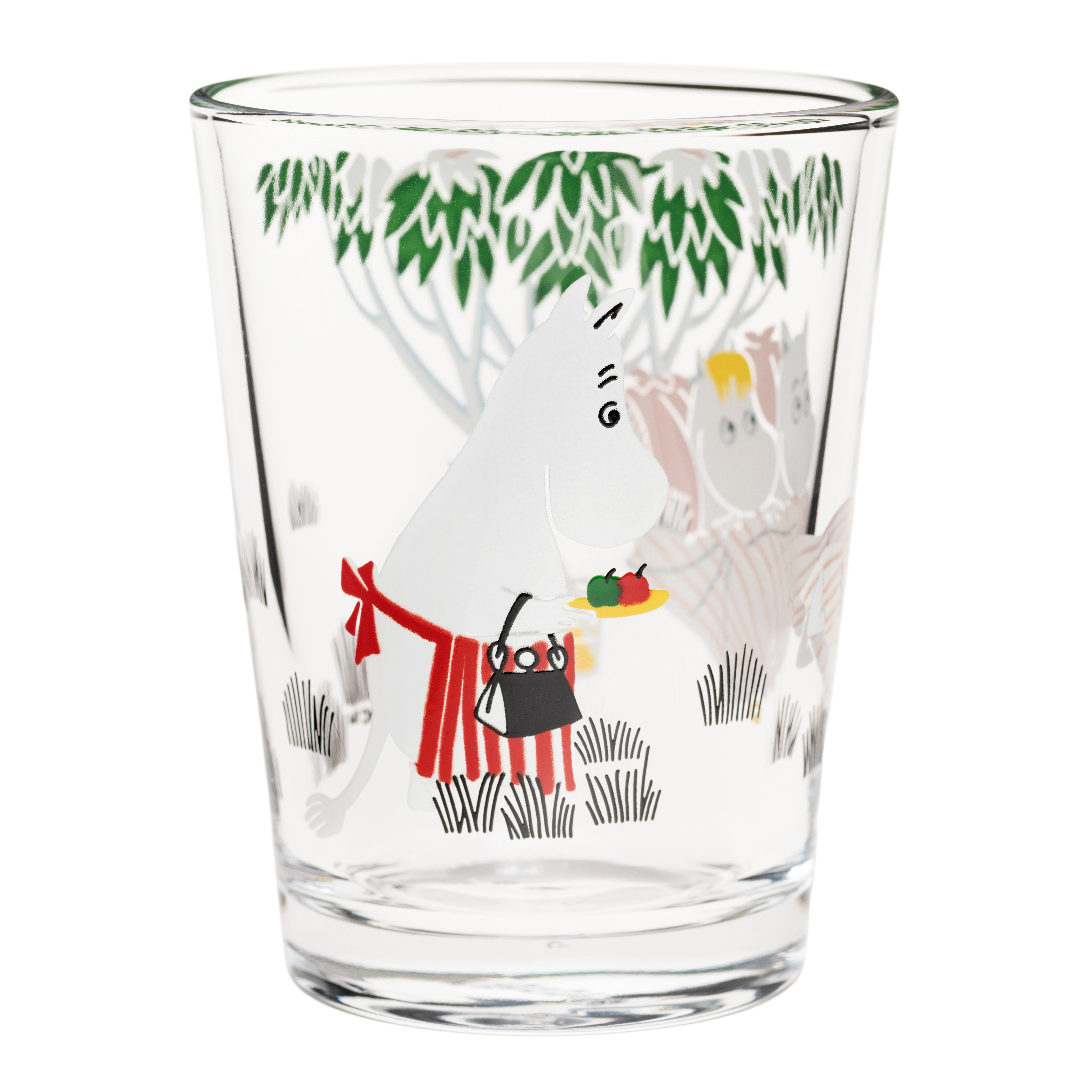 Moomin Glass Tumbler 22 cl - Relaxing - Arabia - 4