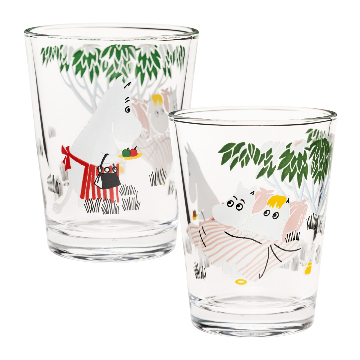 Moomin Glass Tumbler 22 cl - Relaxing - Arabia