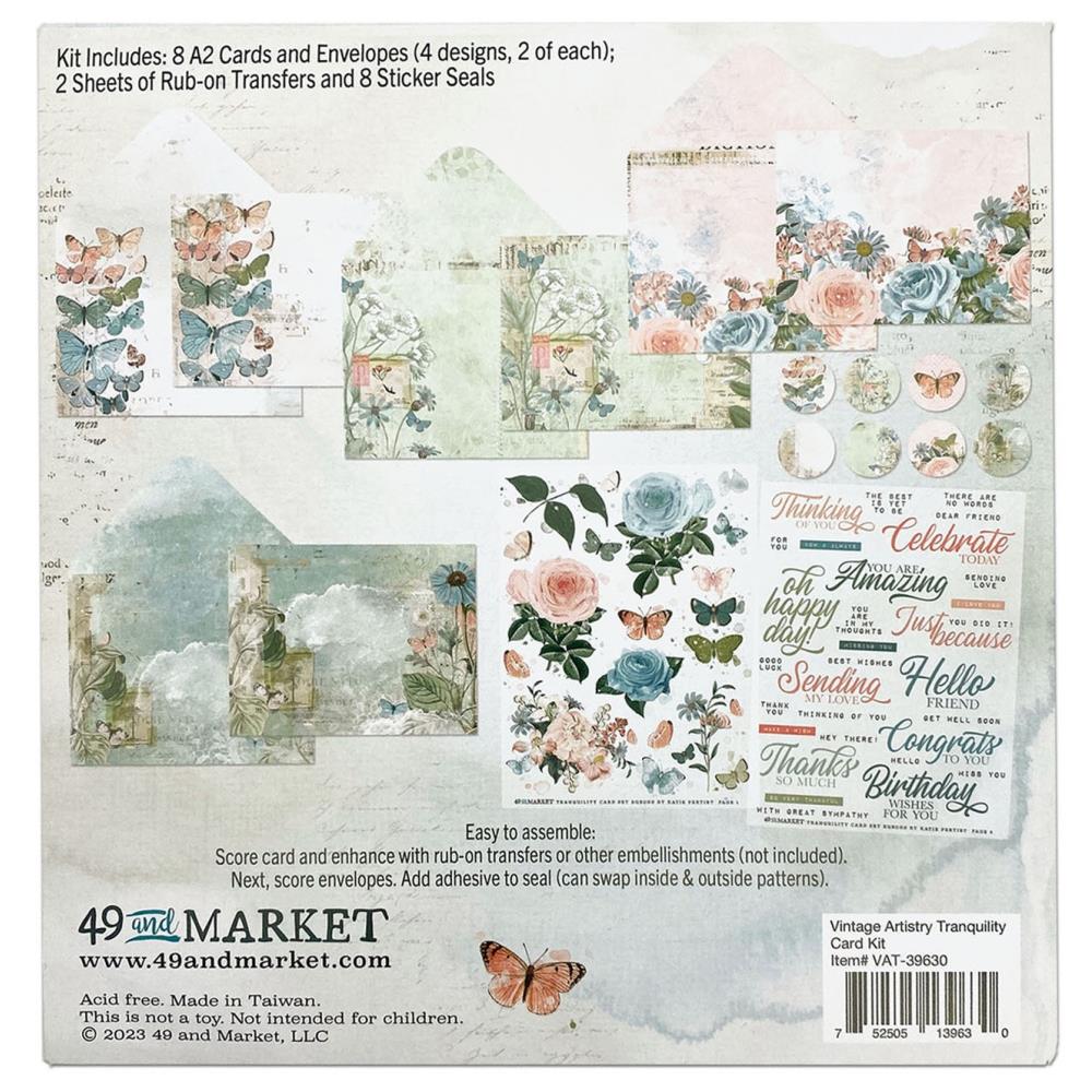 49 And Market - Card Kit - Vintage Artistry Tranquility - 2