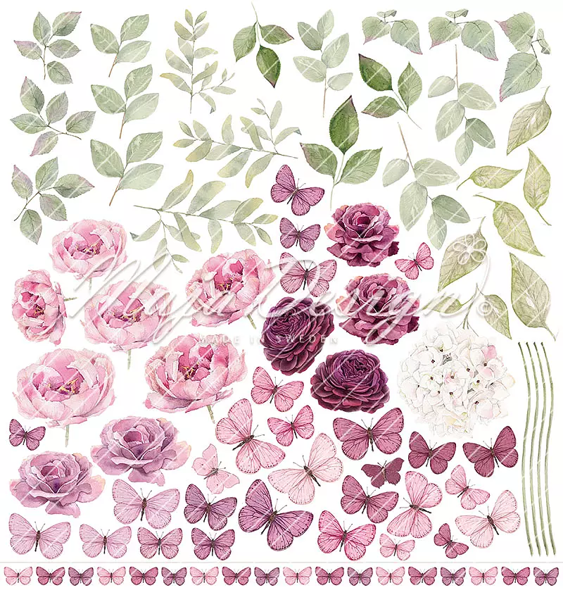 Maja Design Mum's Garden - 12x12" Collection Pack - 2