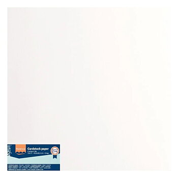 Florence - Cardstock Paper Smooth 12x12 - Ivory 100 pack 