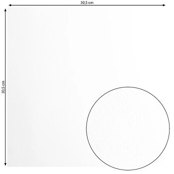 Florence - Cardstock Paper Smooth 12x12 - White 100 pack 