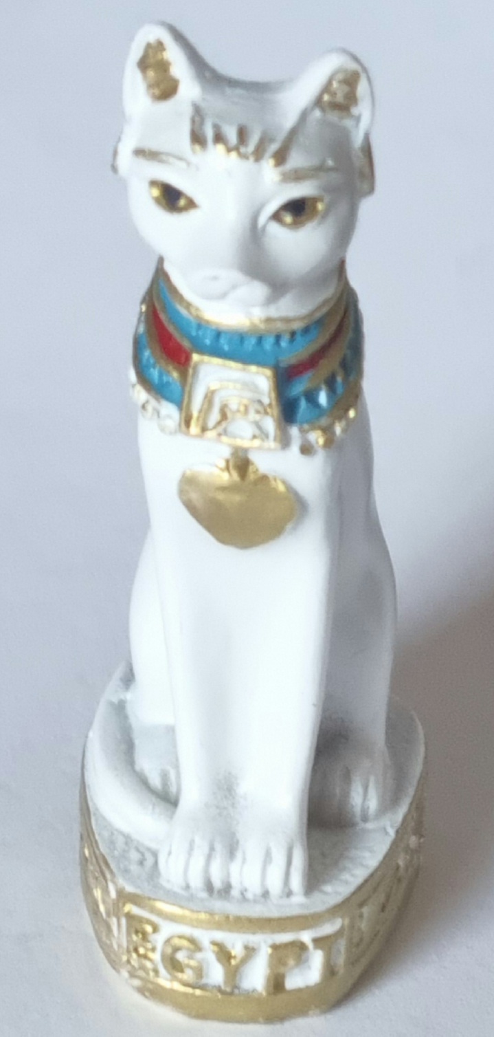 Bastet, mini, vit