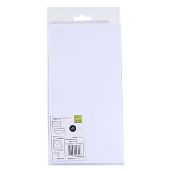 Florence - Envelopes 25st - White