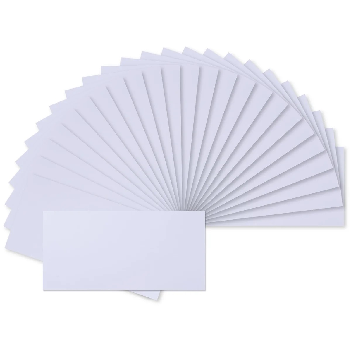Florence - Cardstock Folded - Cards Smooth 11x22cm - White 25st - 4