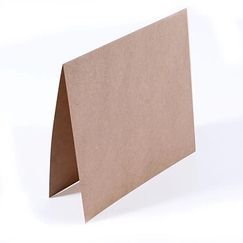 Florence - Cardstock Folded - Cards Smooth 15.5x15.5cm - Kraft 25st