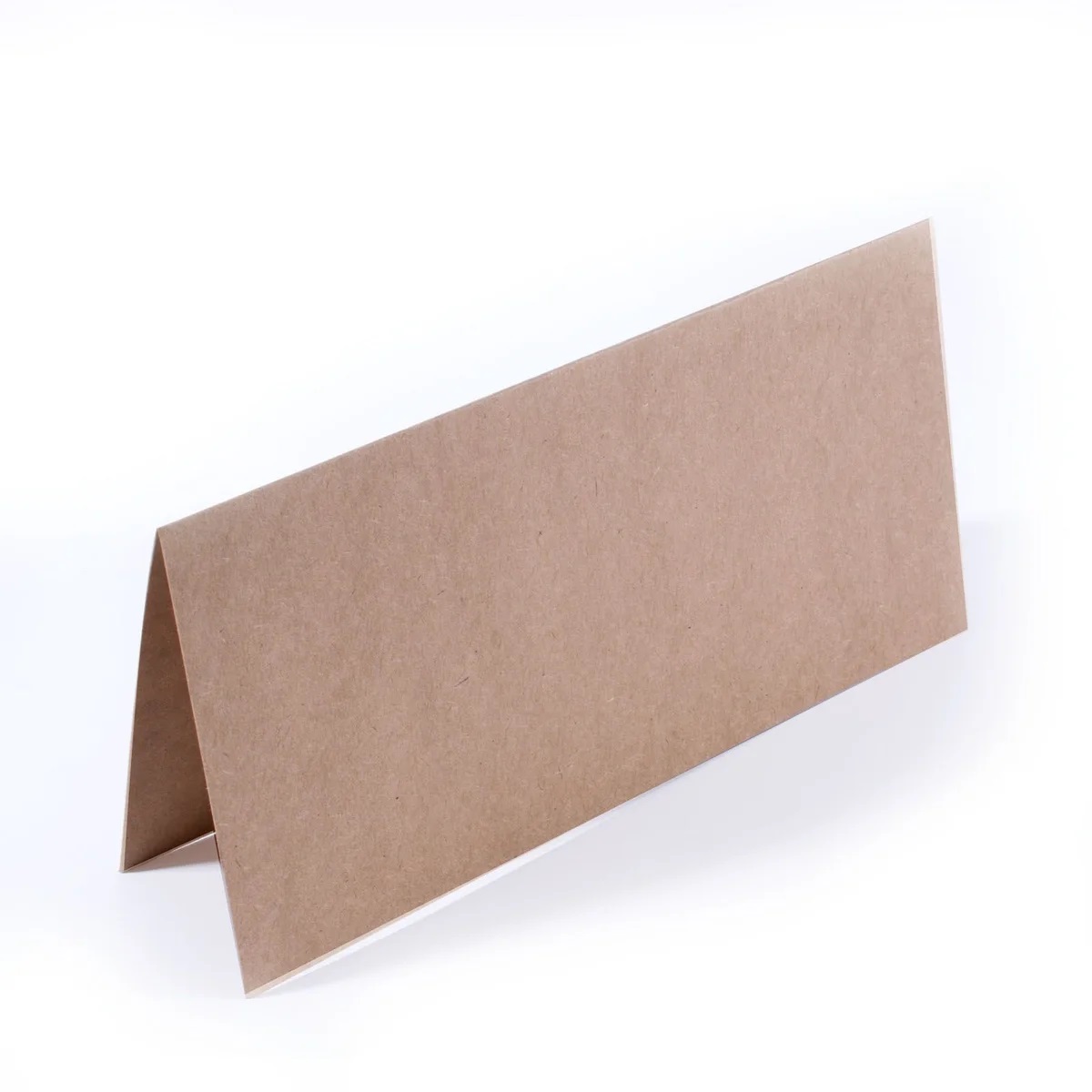 Florence - Cardstock Folded - Cards Smooth  11x22cm - Kraft 25st - 2
