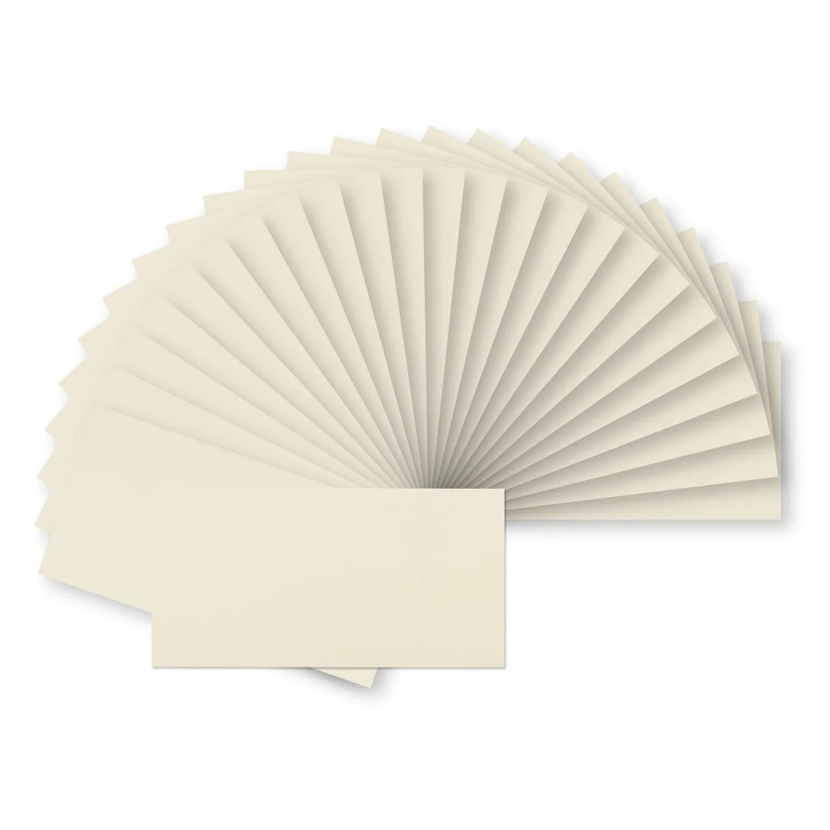 Florence - Cardstock Folded - Cards Smooth 11x22cm - Ivory 25st - 4