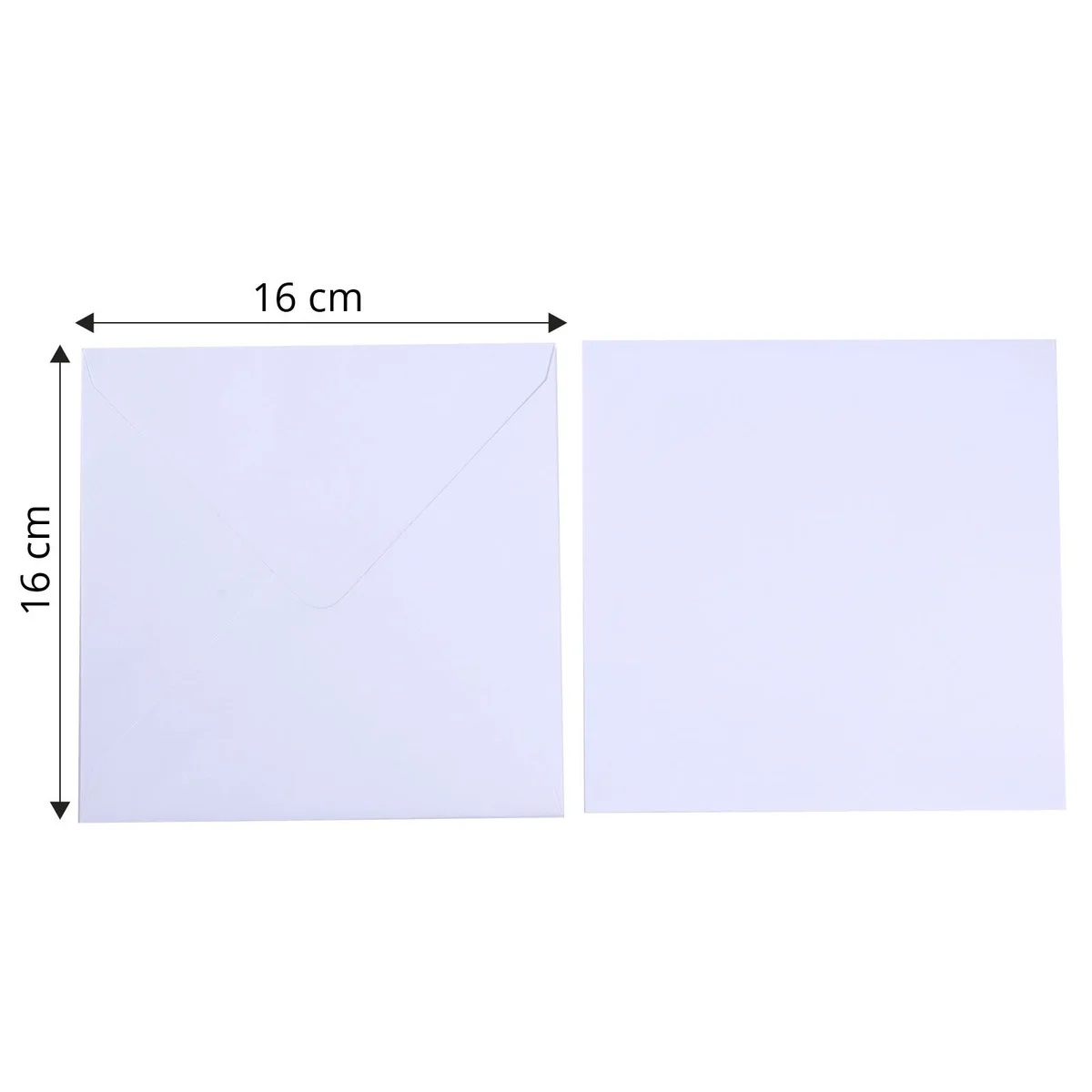 Florence - Envelopes 25st - White 16x16cm - 3