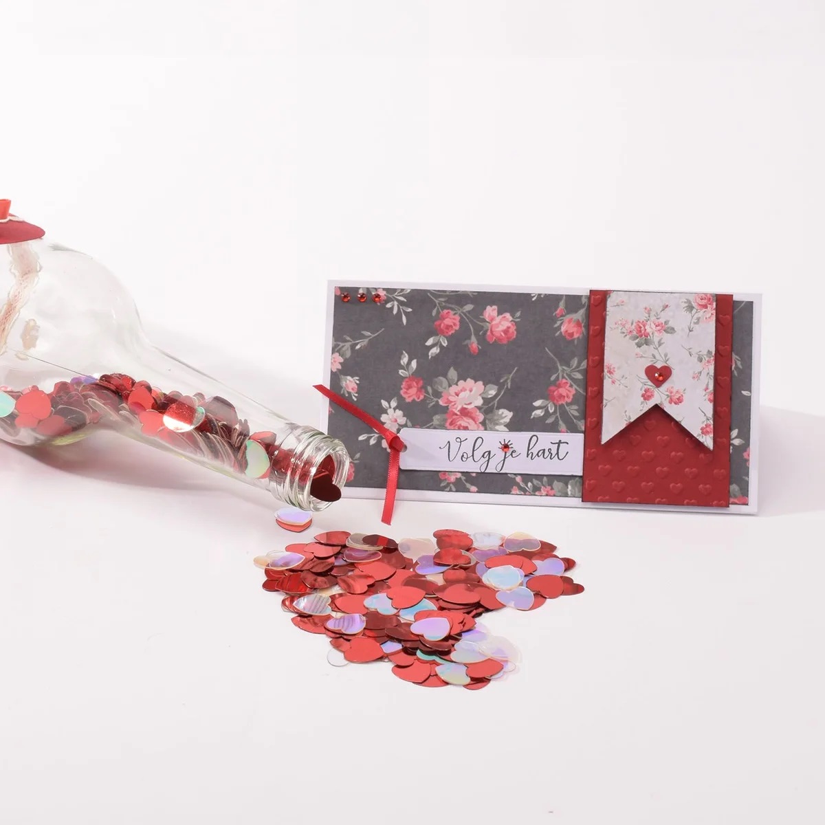 Florence - Cardstock Folded - Cards Smooth 15.5x15.5cm - White 25st - 5