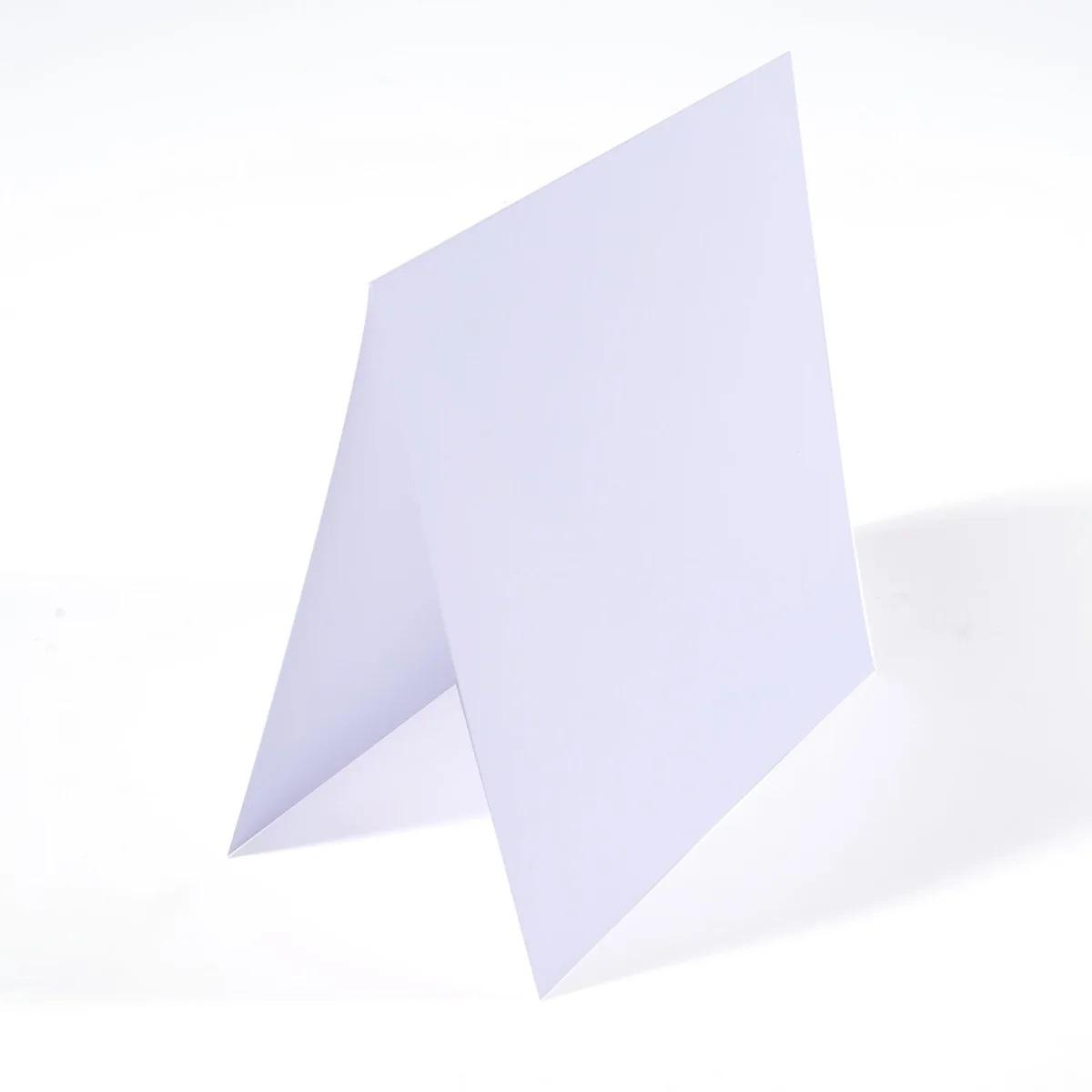 Florence - Cardstock Folded - Cards Smooth 15.5x15.5cm - White 25st - 2