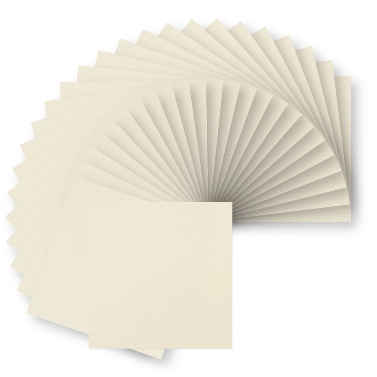 Florence - Cardstock Folded - Cards Smooth 15.5x15.5cm - Ivory 25st - 4