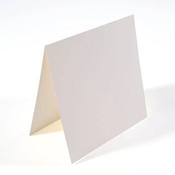 Florence - Cardstock Folded - Cards Smooth 15.5x15.5cm - Ivory 25st