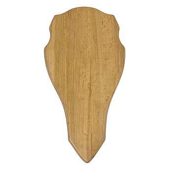 Kronhjortssköld 48X25 CM - Ljus