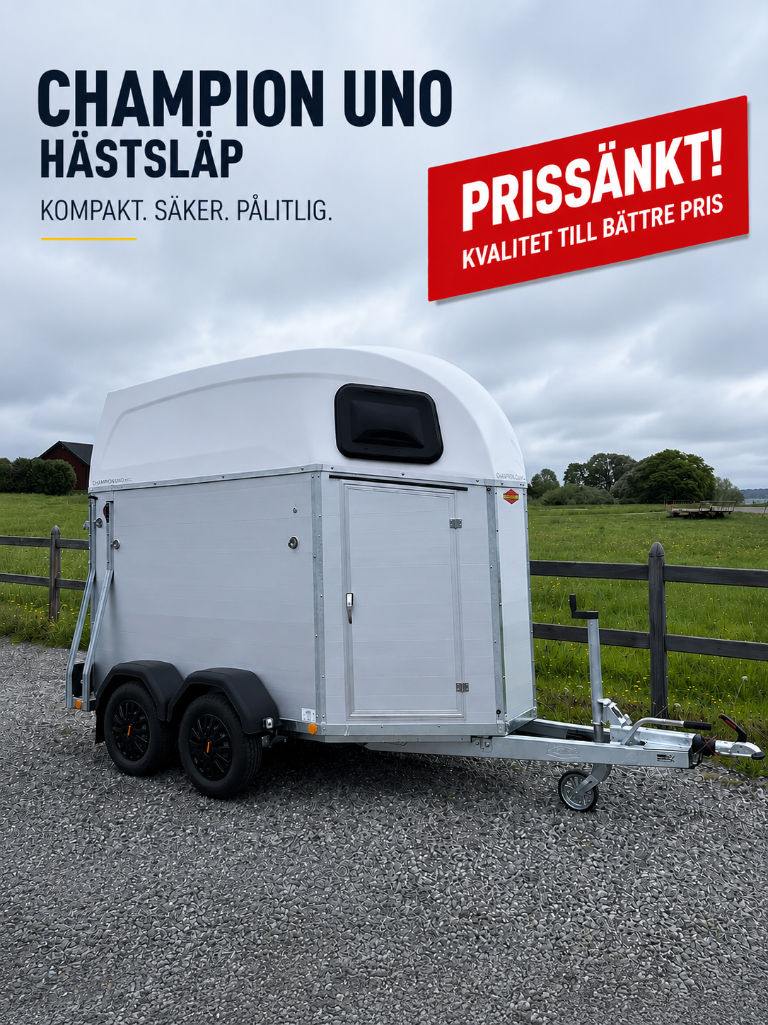 Hästtransport Böckmann Champion Uno Esprit 2026 (PRISSÄNKT) HELT NY