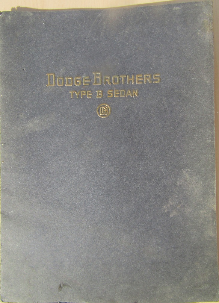 1924 Dodge Brothers Type B Sedan broschyr  - 2