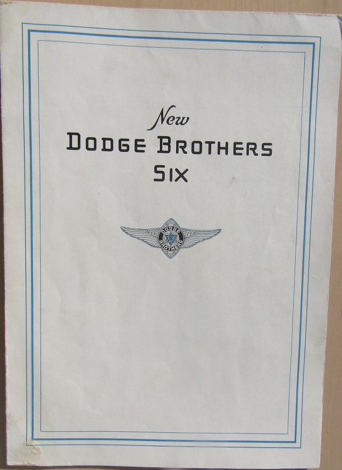 1931 Dodge Brothers Six broschyr - 2