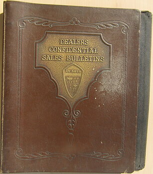 1930-tal DeSoto Dealers Confidential Sales Bulletins Pärm