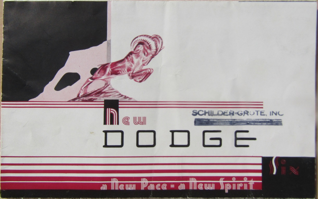 1932 Dodge Six Broschyr