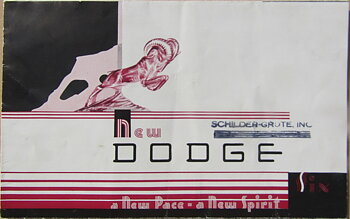 1932 Dodge Six Broschyr