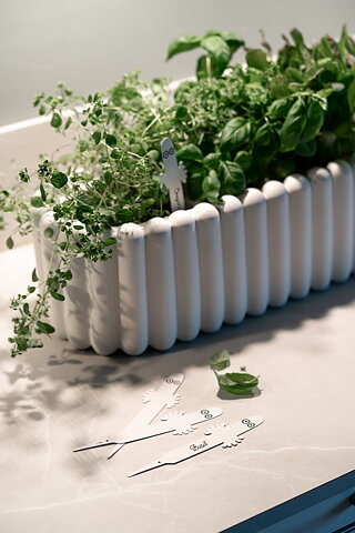 Hattifnatt plantmarkörer i stål, 4 st 