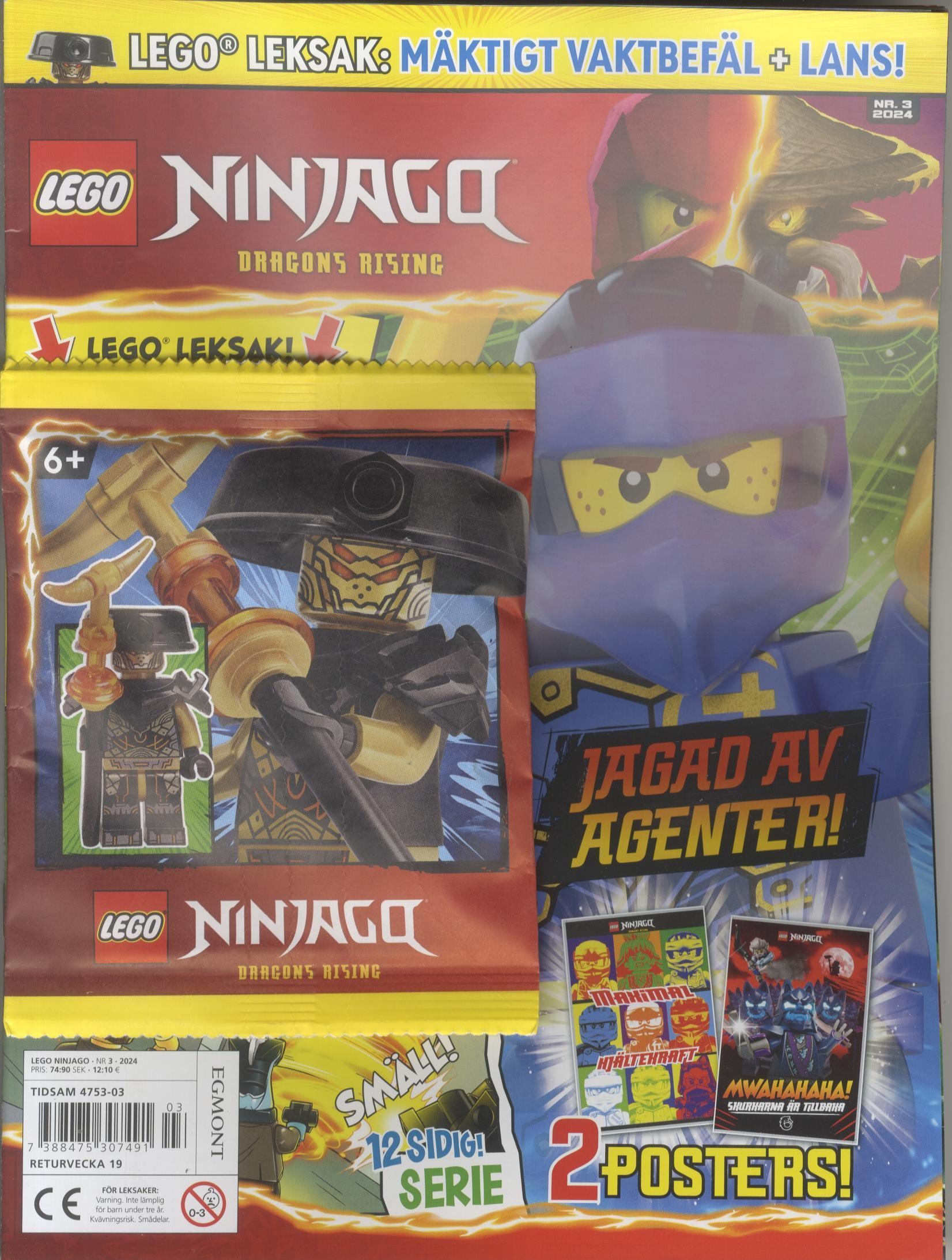 LEGO Ninjago nr 3 2024, Mäktigt vaktbefäl + lans!