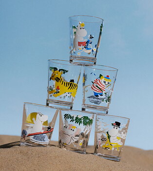 PAKETPRIS - Mumin Sommarglas 6-Pack