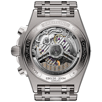Breitling EB0134101M1E1 Chronomat B01 42 titan baksida