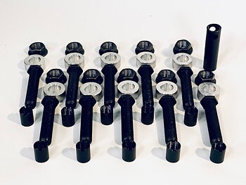 Moser 5/8" x 3" hjulbult