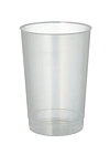 Bägare 2 dl transparent okrossbar 