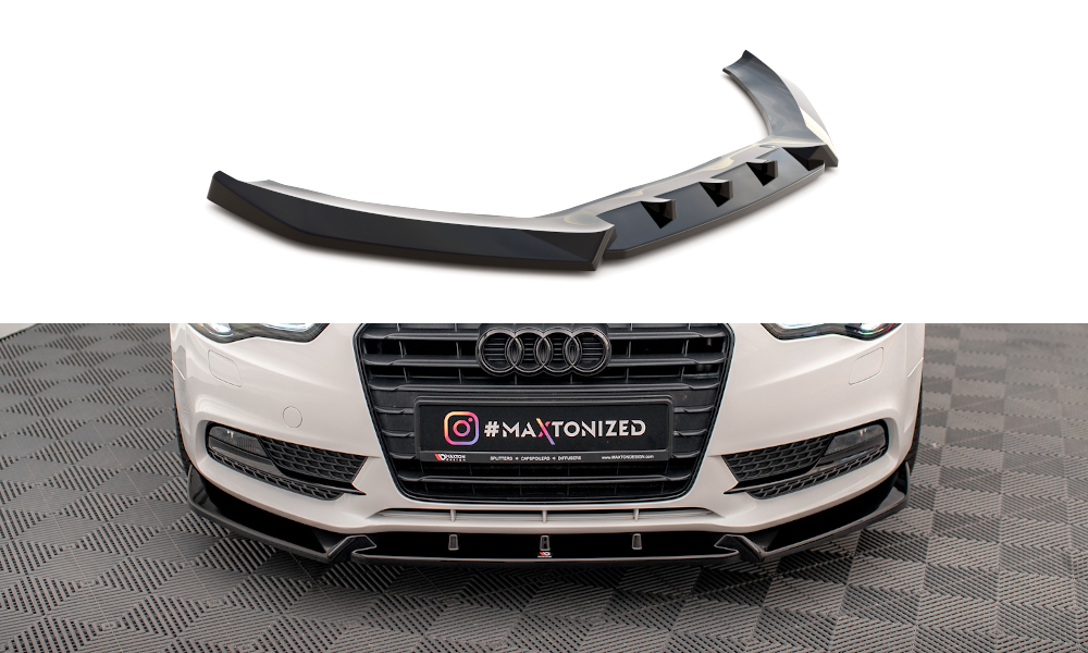 Maxton - FRONT SPLITTER V.1 AUDI A5 COUPE / SPORTBACK 8T FACELIFT