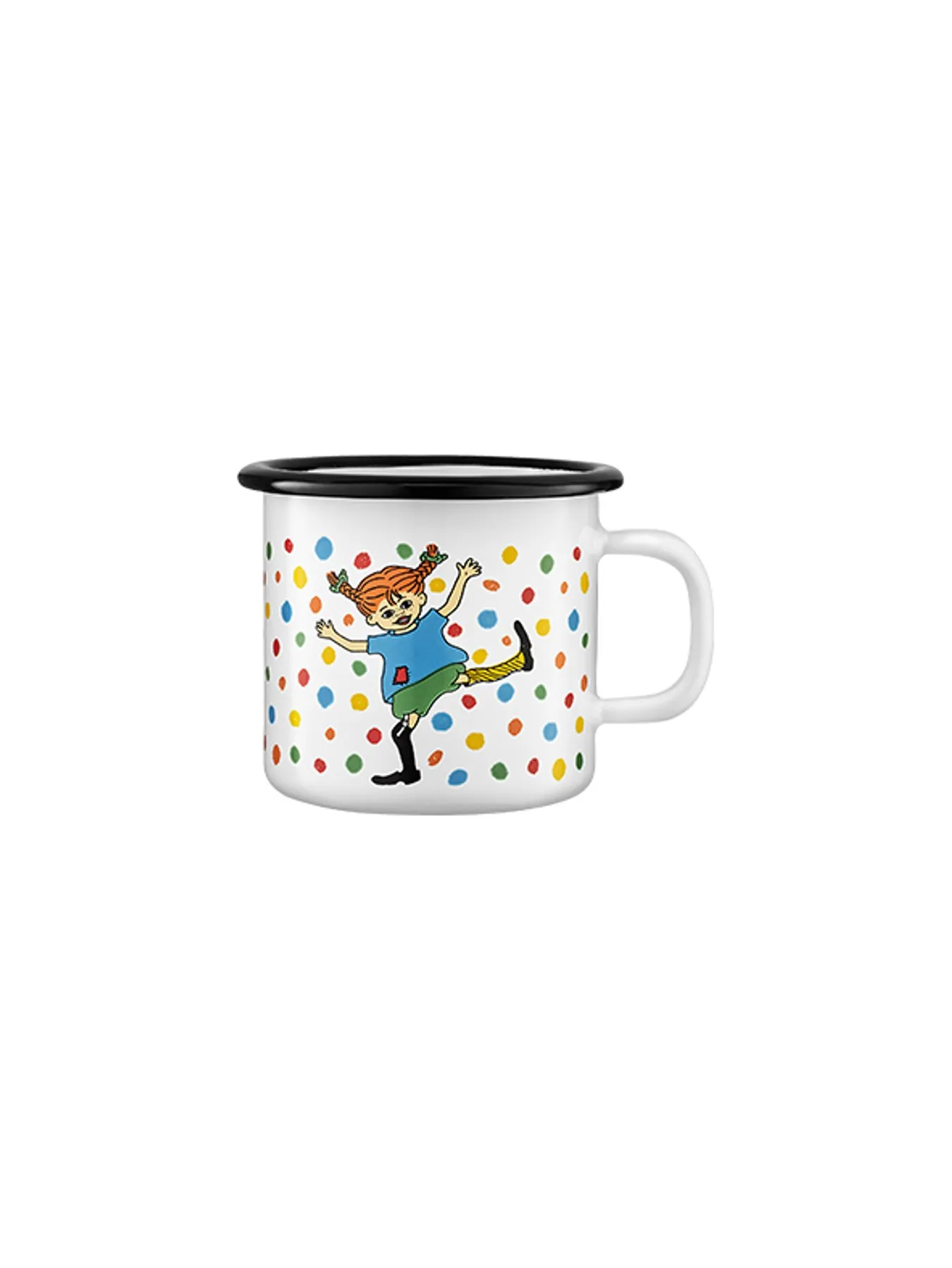 Pippi emaljmugg 2,5 dl - Hoppsansa