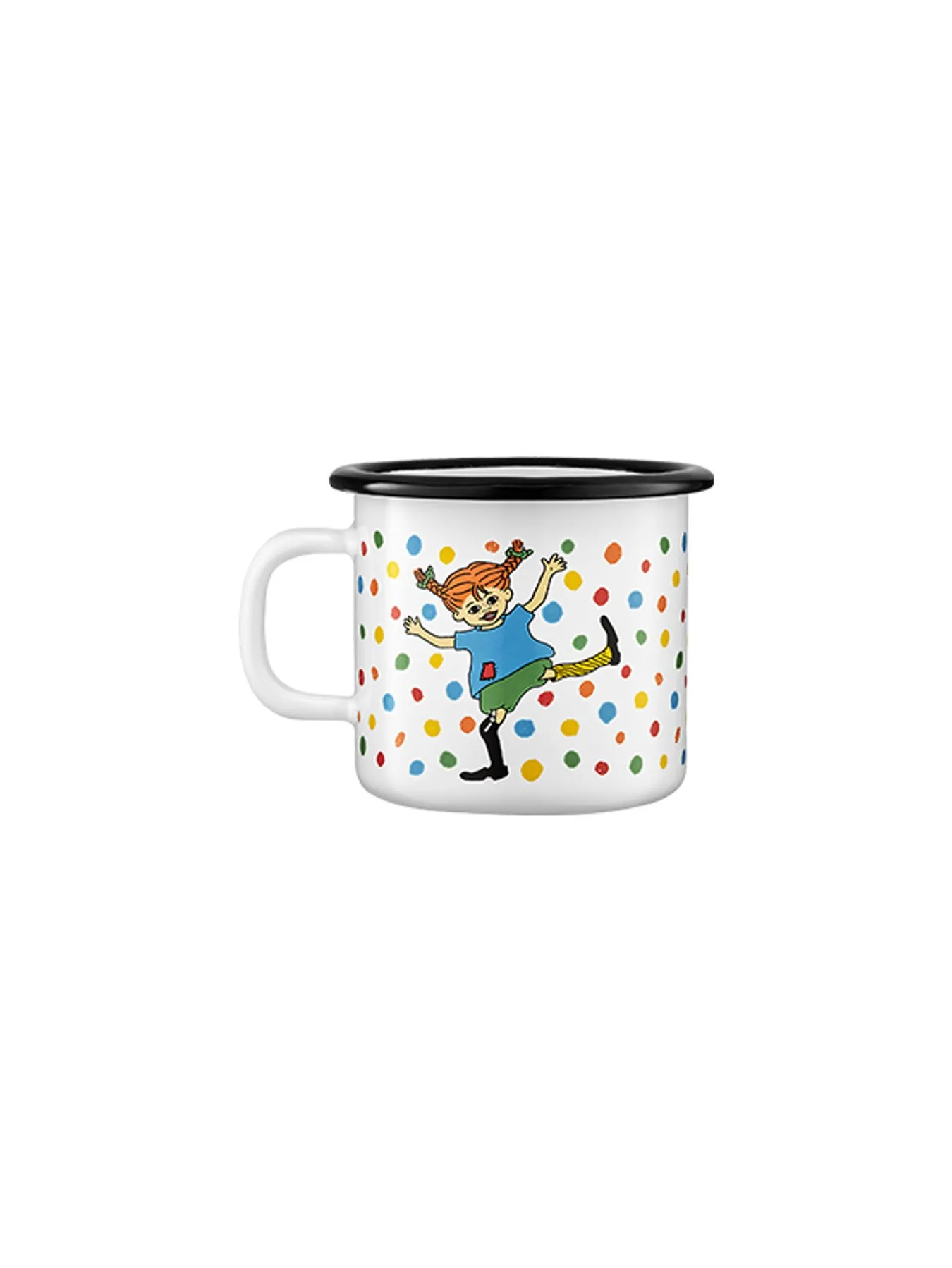 Pippi emaljmugg 2,5 dl - Hoppsansa - 2